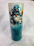 30oz Skinny Blue Beach Knome