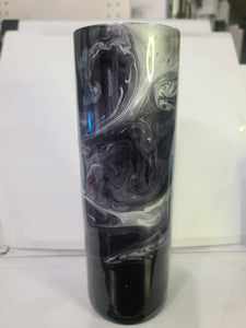 30oz skinny black and white