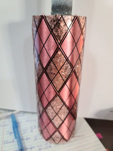 Argyle Pattern Tumbler (Add $5.00)